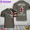 Custom Name US Navy VFA-22, Strike Fighter Squadron 22 Fighting Redcocks A-7E Corsair II aircraft 3D T-Shirt