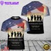 Custom Name US Veterans Day 3D T-Shirt