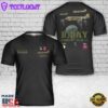 Custom Name USA Paratroopers D-Day WWII Normandy 82nd 101st T-Shirt 3D