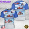 Custom Name USCG Airbus MH-65 Dolphin T-Shirt 3D