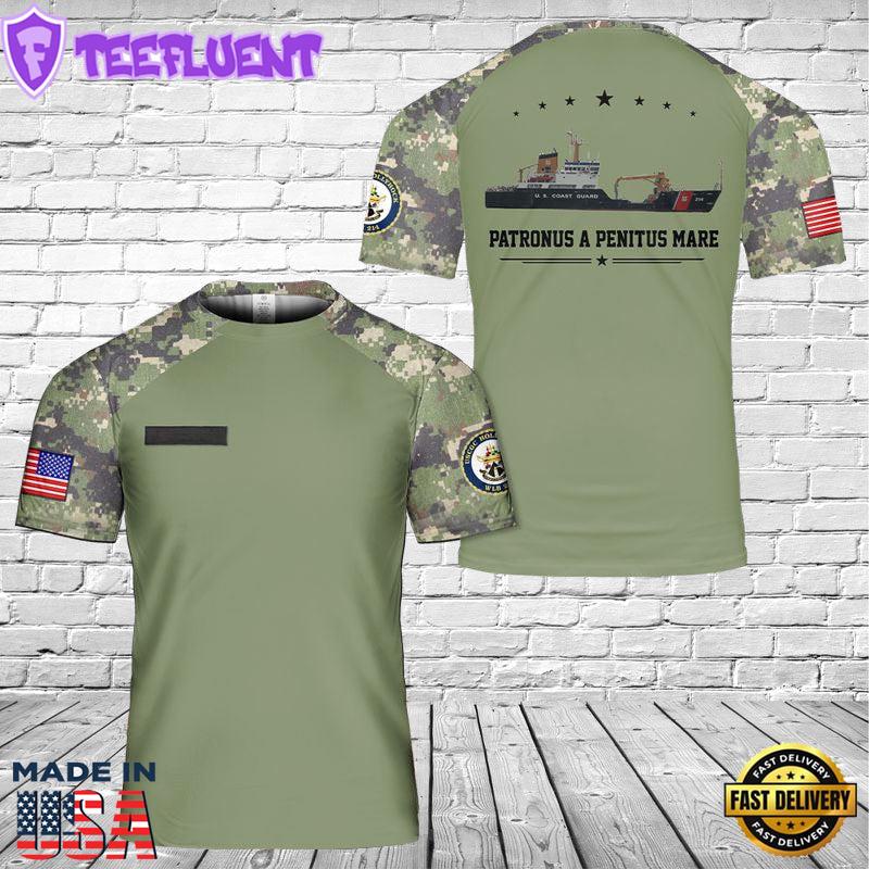 Custom Name USCGC Hollyhock (WLB-214) 3D T-shirt