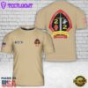 Custom Name USMC 2nd Battalion, 2nd Marines 3D T-Shirt