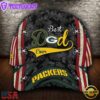 Custom NFL Green Bay Packers Best Dad Ever All Over Print 3D Classic Cap