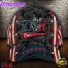 Custom NFL Houston Texans Best Dad USA Flag All Over Print 3D Baseball Cap