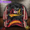 Custom NFL Kansas City Chiefs Best Dad Ever All Over Print 3D Baseball Cap
