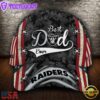 Custom NFL Las Vegas Raiders Best Dad All Over Print 3D Classic Cap