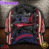 Custom NFL New York Giants Best Dad USA Flag All Over Print 3D Classic Cap