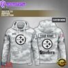 Custom NFL Pittsburgh Steelers Nike Arctic Camo 2024 Salute to Service Hoodie