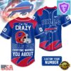 Custom Number Buffalo Bills NFL Crazy Football Baseball Jersey