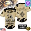 Custom Number New Orleans Saints NFL Crazy Football Baseball Jersey