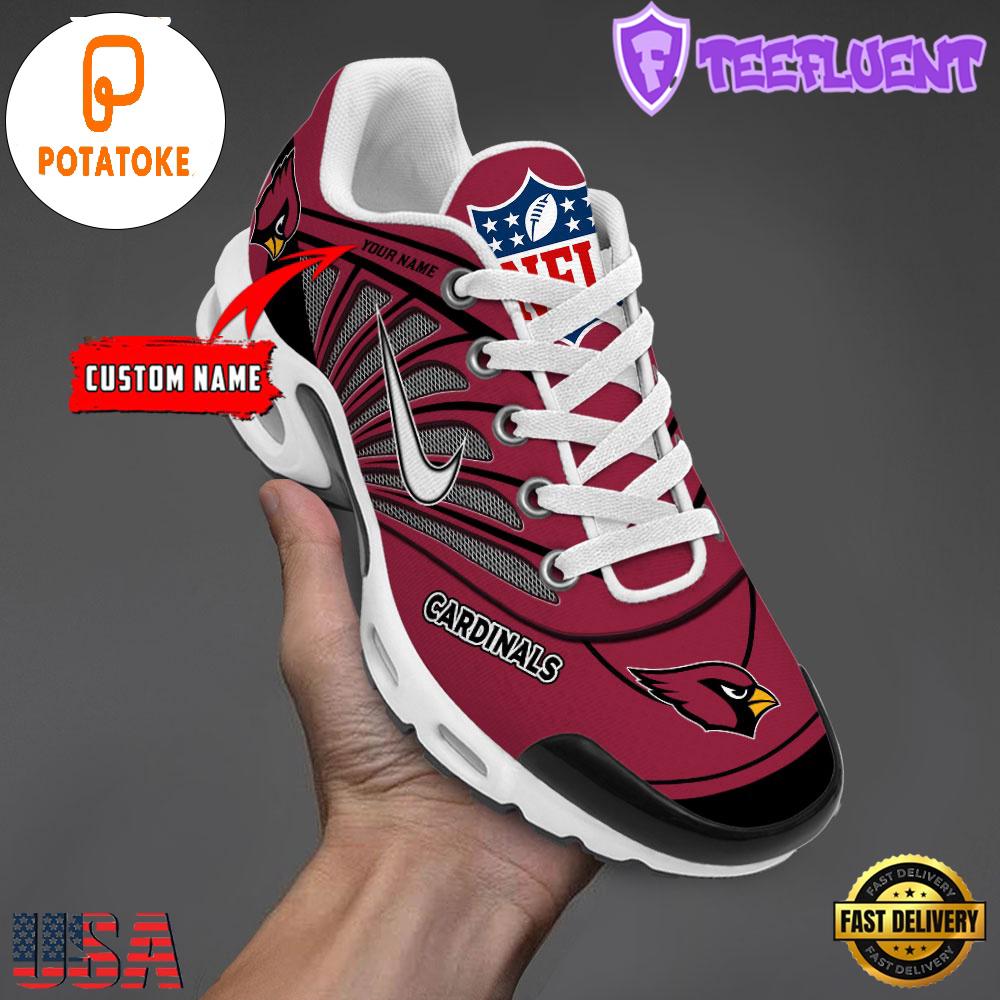 Customize Your Name with Arizona Cardinals v1 Air Max Plus Shoes