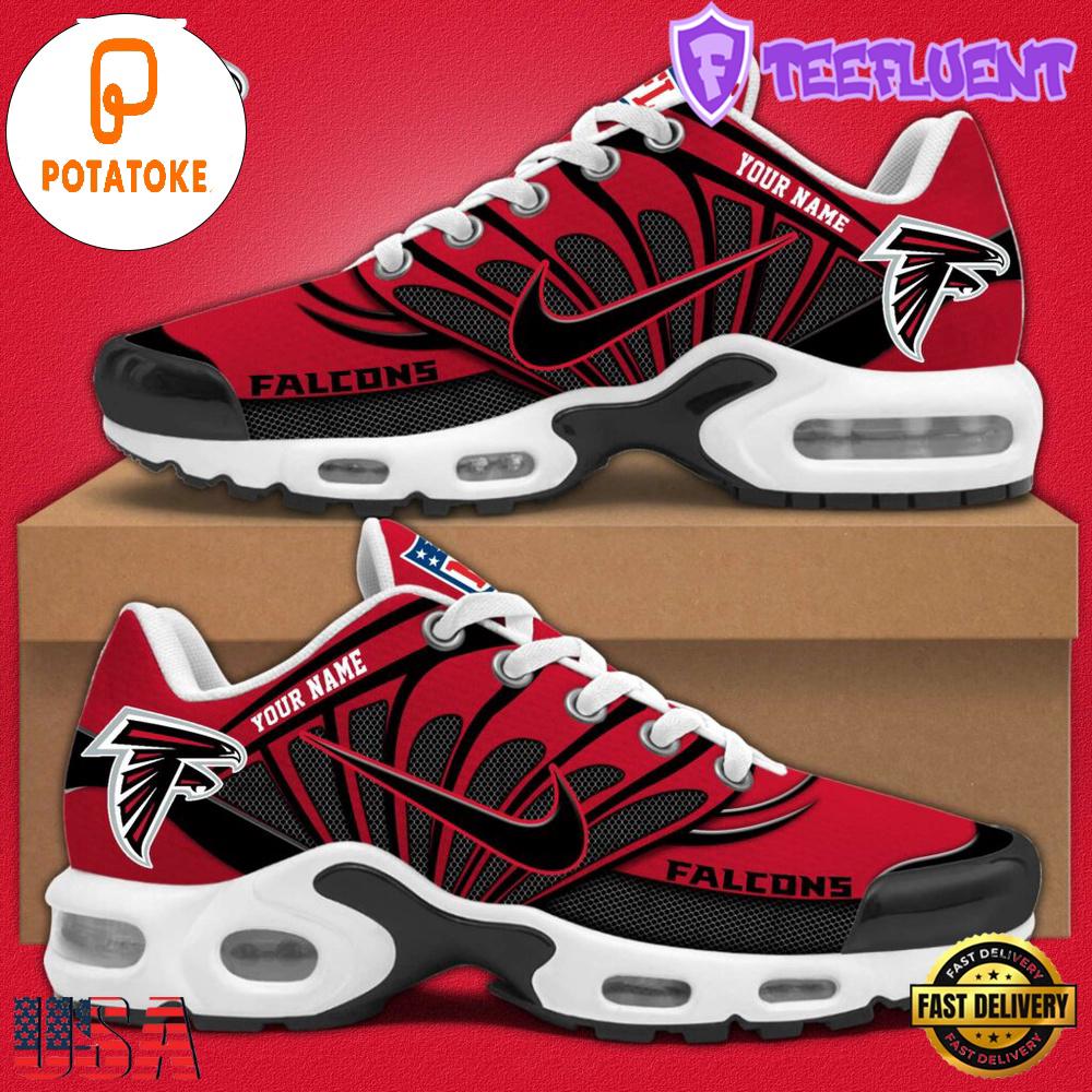 Customize Your Name With Atlanta Falcons Air Max Plus Sneakers