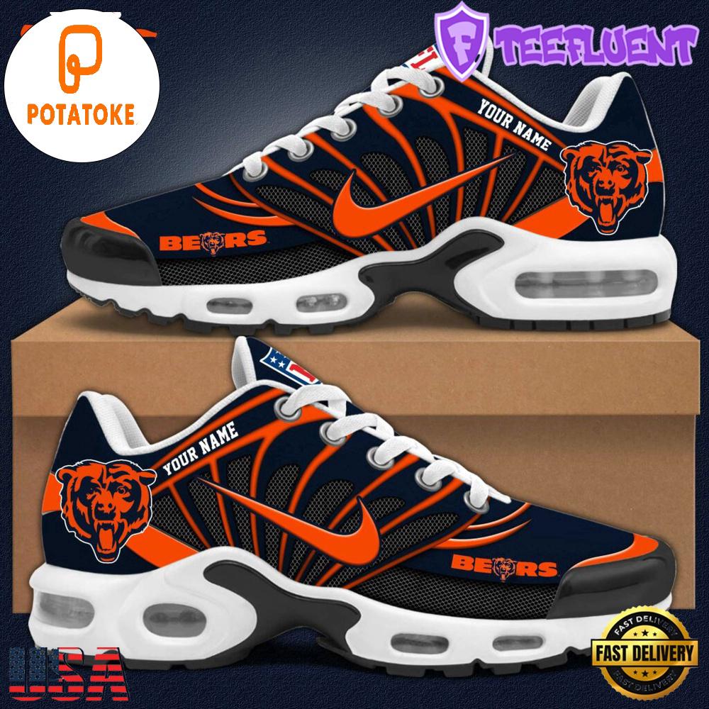 Customize Your Name with Chicago Bears Air Max Plus Shoes