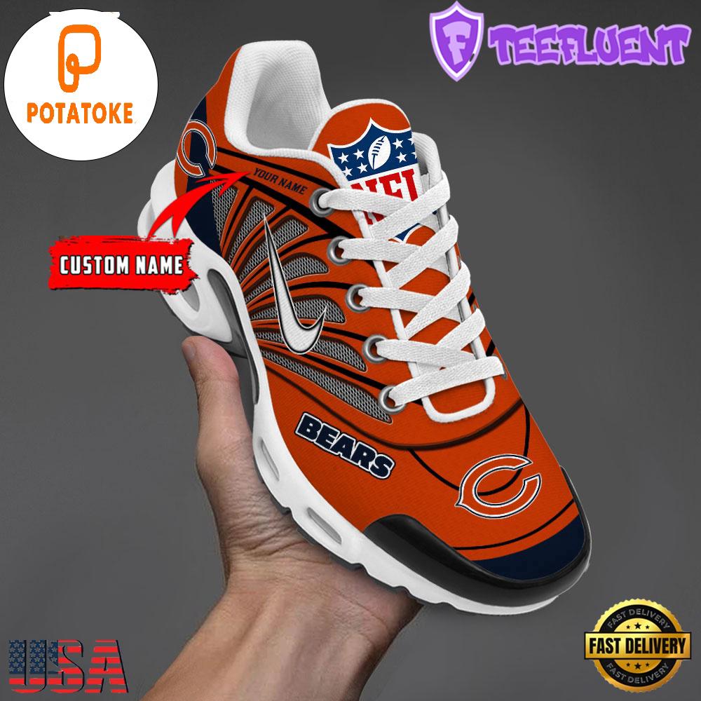 Customize Your Name with Chicago Bears V1 Air Max Plus Shoes