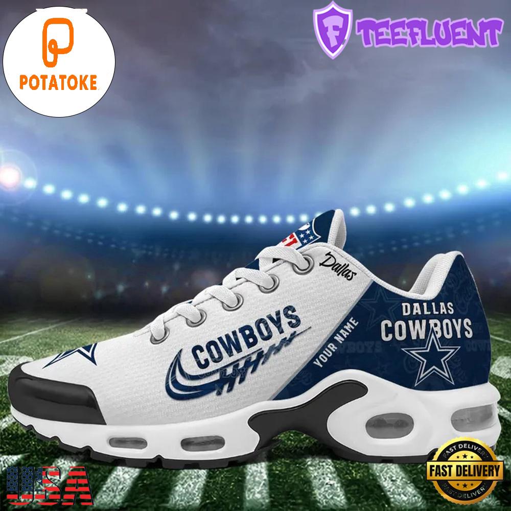Custom NFL Dallas Cowboys Air Max Plus Shoes , Running Sneakers Shoes Custom NFL Dallas Cowboys Air Max Plus Shoes , Running Sneakers Shoes