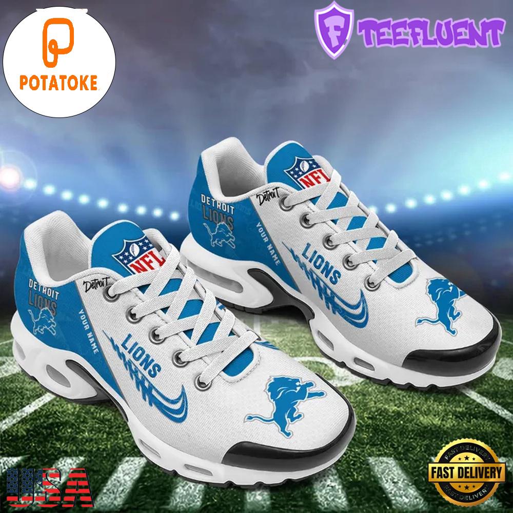 Custom NFL Detroit Lions Air Max Plus Shoes , Running Sneakers Shoes Custom NFL Detroit Lions Air Max Plus Shoes , Running Sneakers Shoes