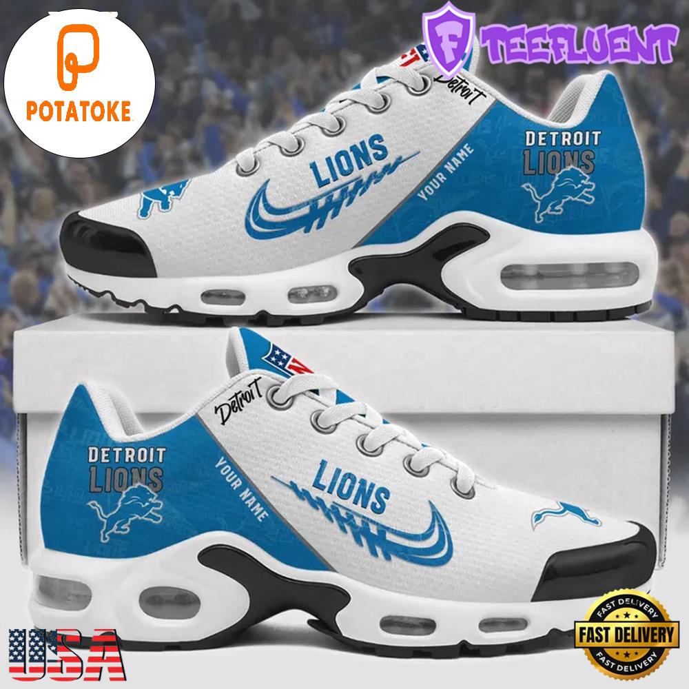 Customize Your Name with Detroit Lions Air Max Plus Shoes