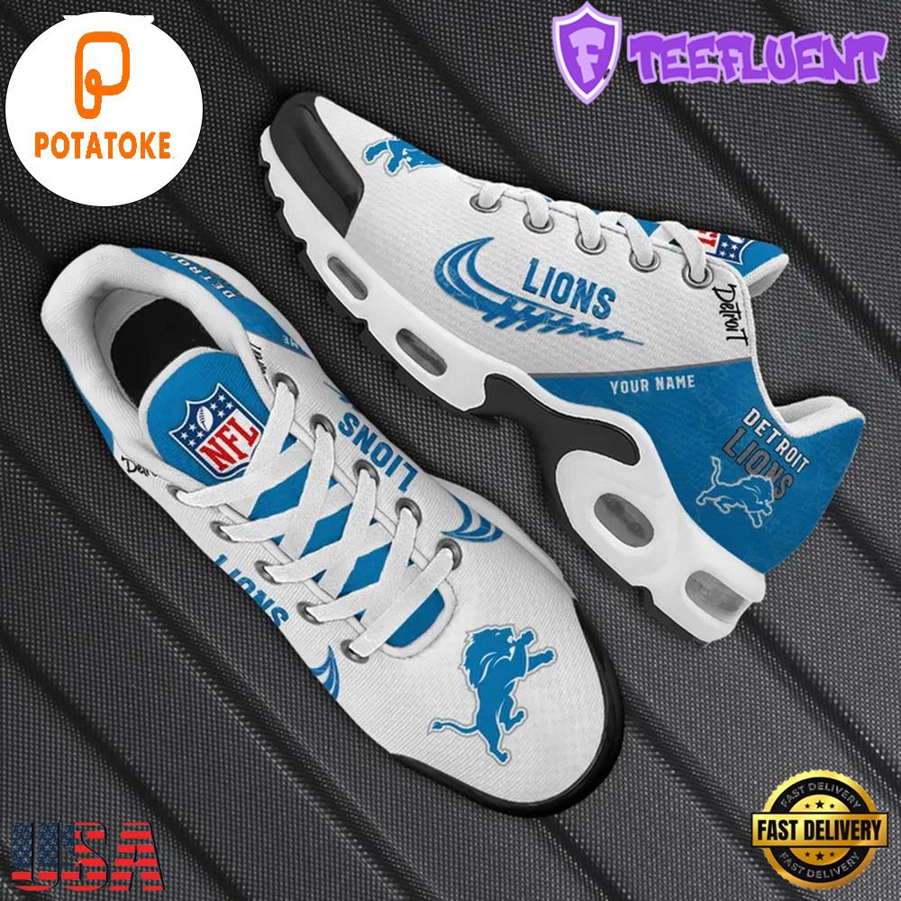 Custom NFL Detroit Lions Air Max Plus Shoes , Running Sneakers Shoes Custom NFL Detroit Lions Air Max Plus Shoes , Running Sneakers Shoes
