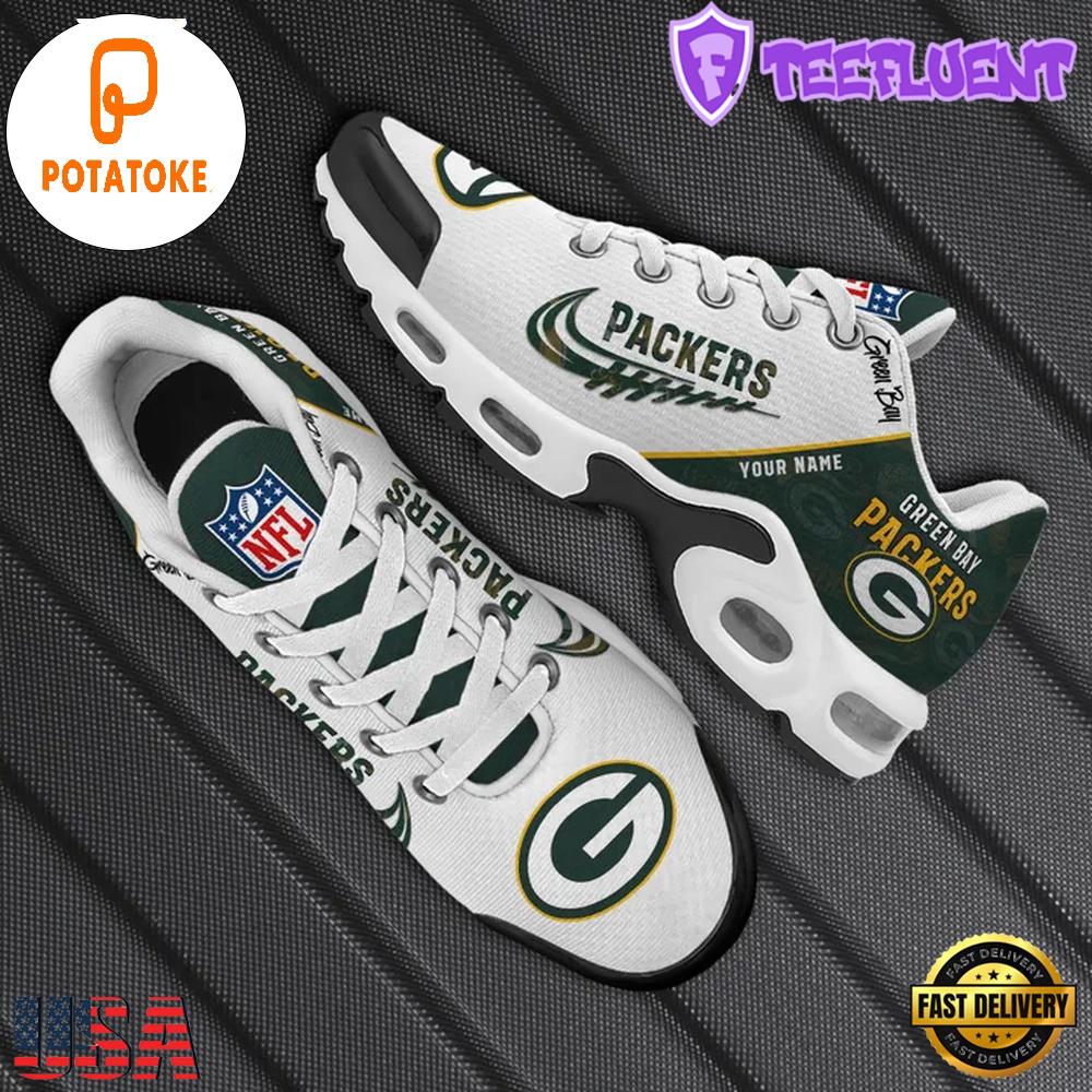Custom NFL Green Bay Packers Air Max Plus Shoes , Running Sneakers Shoes Custom NFL Green Bay Packers Air Max Plus Shoes , Running Sneakers Shoes