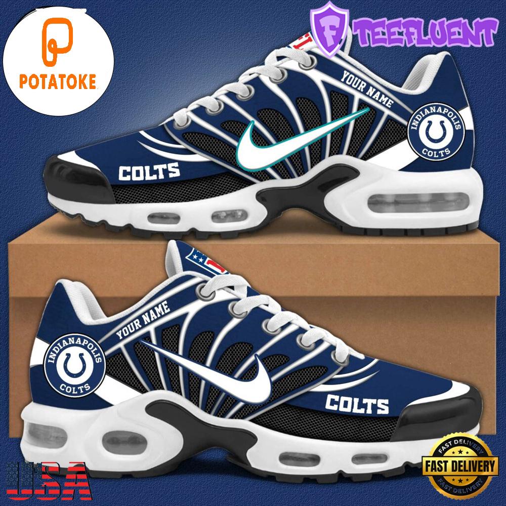 Customize Your Name With Indianapolis Colts Air Max Plus Sneakers