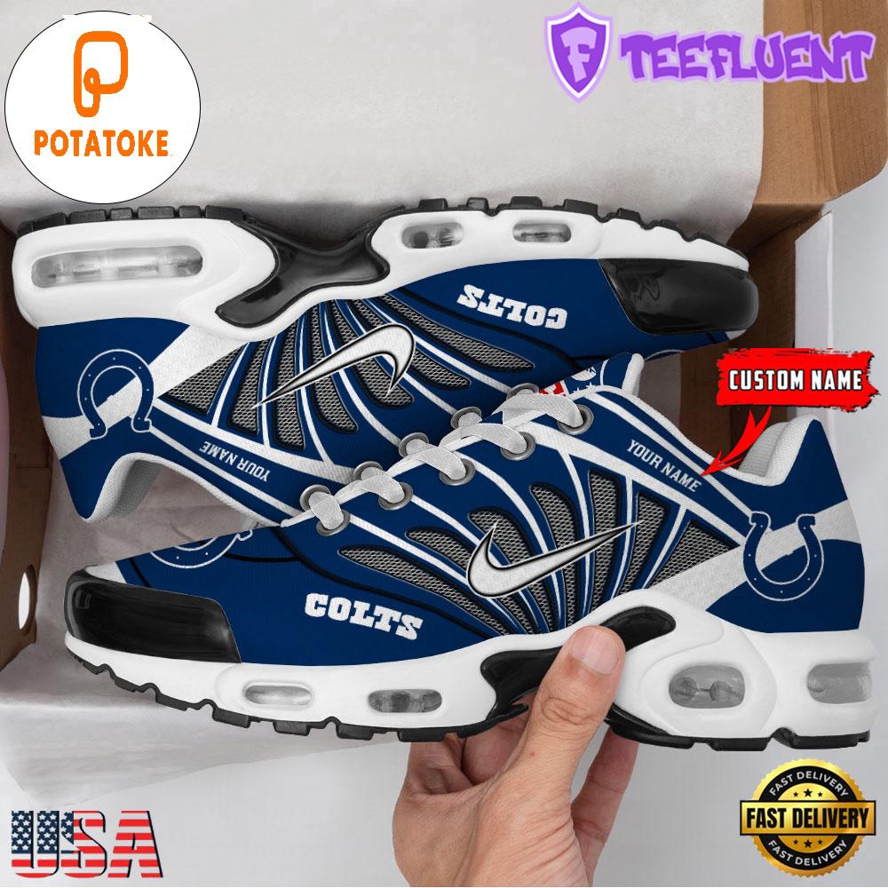 Customize Your Name with Indianapolis Colts v1 Air Max Plus Shoes