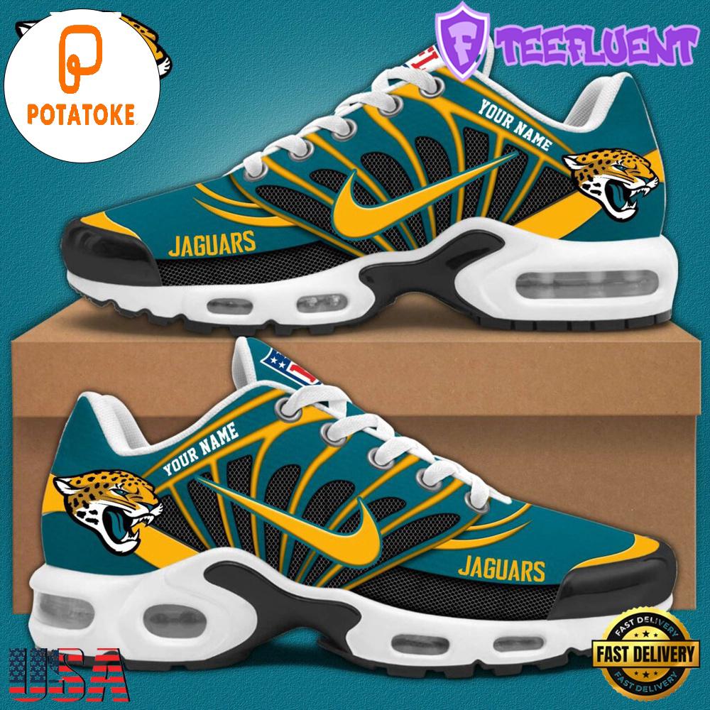 Customize Your Name with Jacksonville Jaguars Air Max Plus Shoes