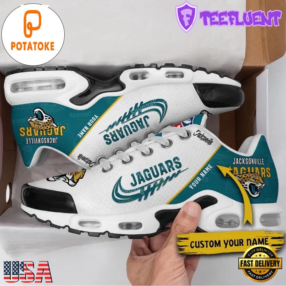 Custom NFL Jacksonville Jaguars Air Max Plus Shoes , Running Sneakers Shoes Custom NFL Jacksonville Jaguars Air Max Plus Shoes , Running Sneakers Shoes