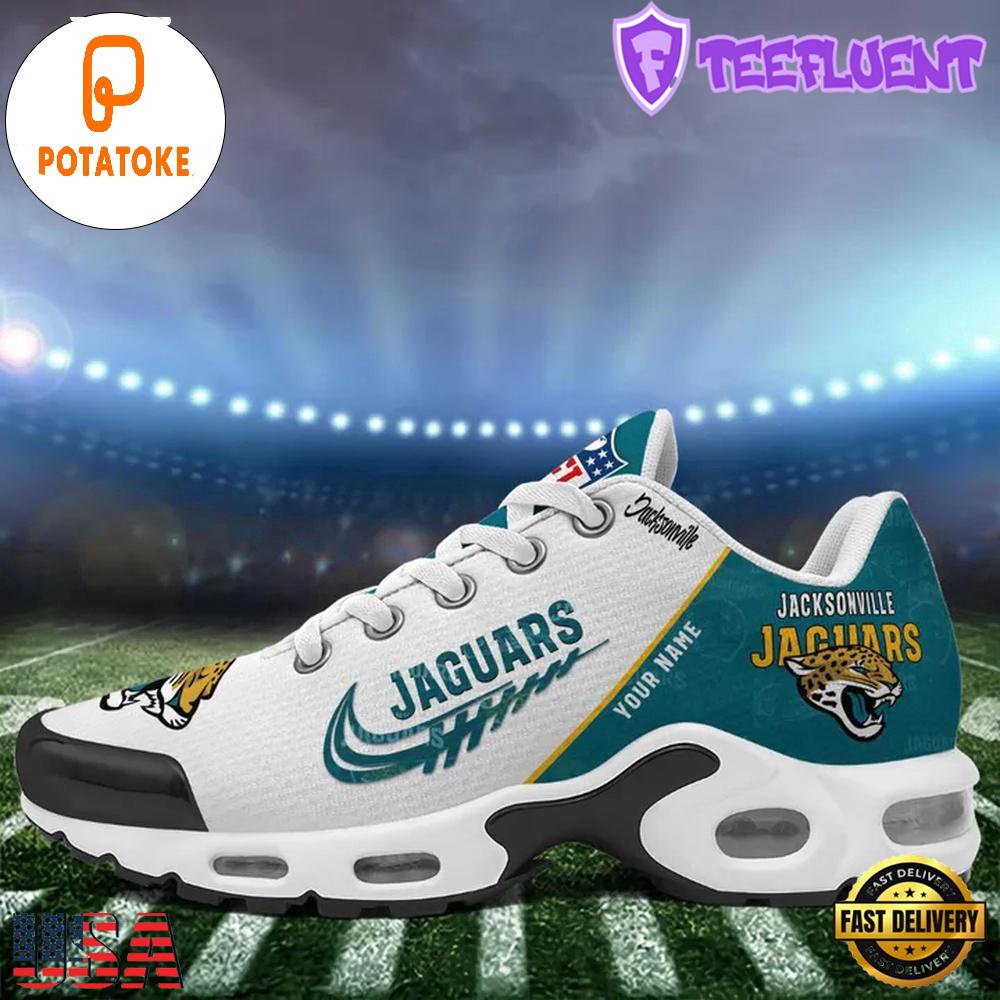 Custom NFL Jacksonville Jaguars Air Max Plus Shoes , Running Sneakers Shoes Custom NFL Jacksonville Jaguars Air Max Plus Shoes , Running Sneakers Shoes