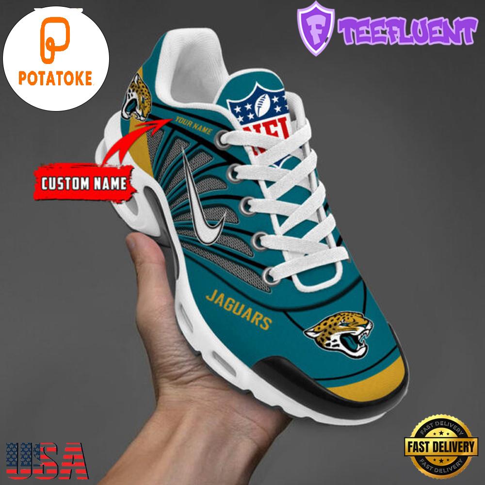 Custom NFL Jacksonville Jaguars Air Max Plus Shoes , Running Sneakers Shoes Custom NFL Jacksonville Jaguars Air Max Plus Shoes , Running Sneakers Shoes