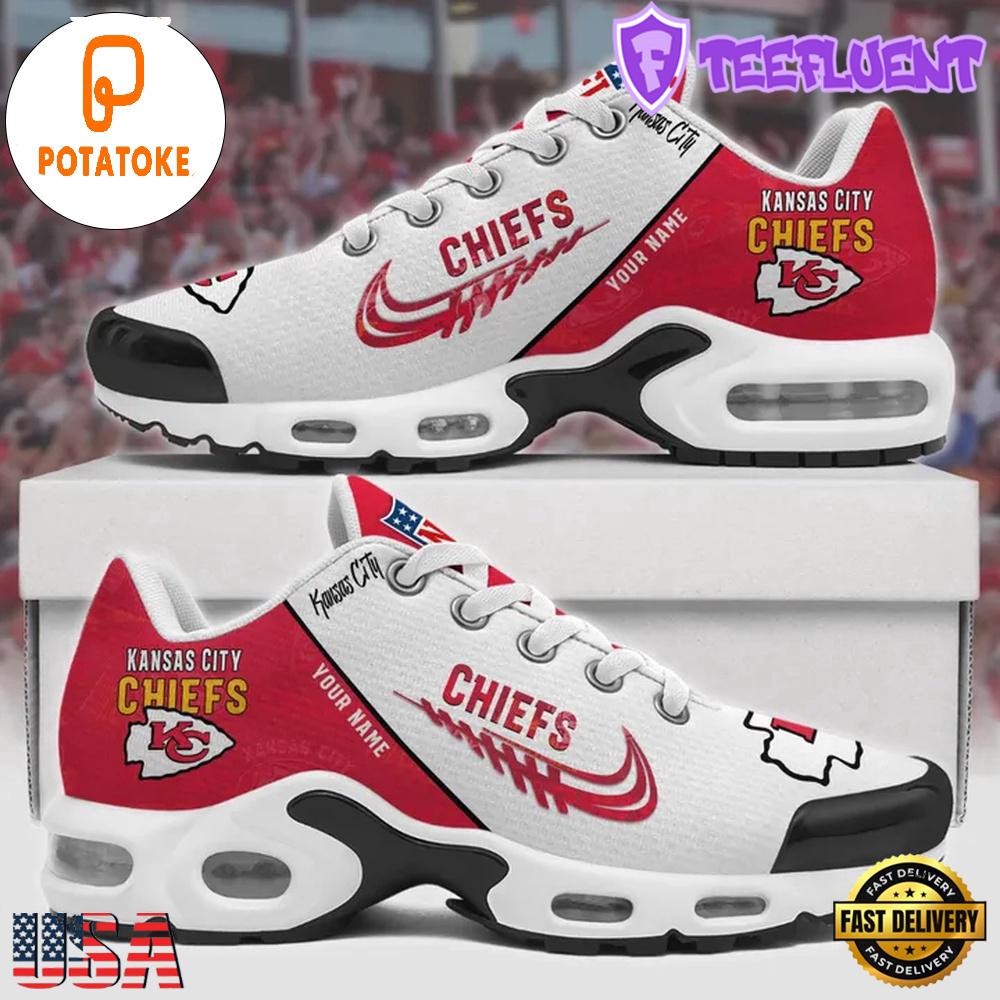 Customize Your Name with Kansas City Chiefs Air Max Plus Shoes