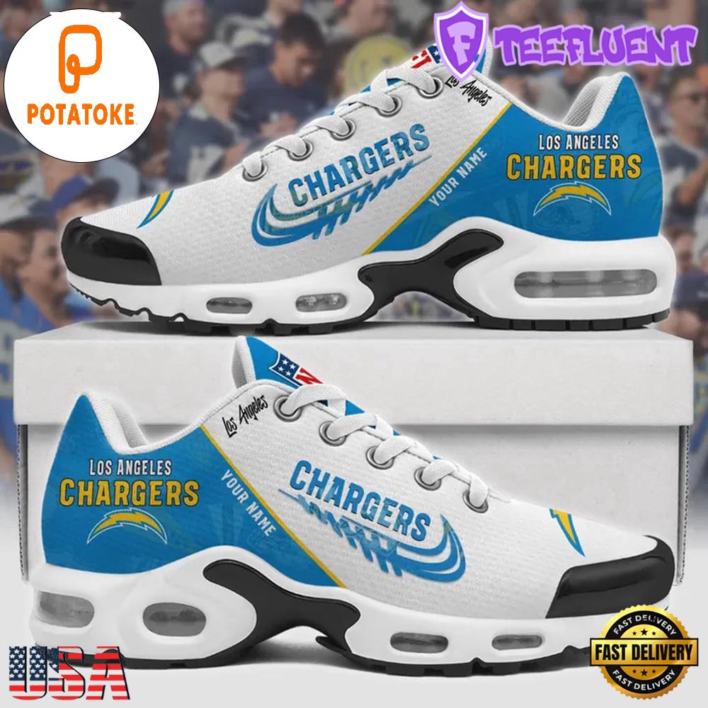 Customize Your Name with Los Angeles Chargers Air Max Plus Shoes