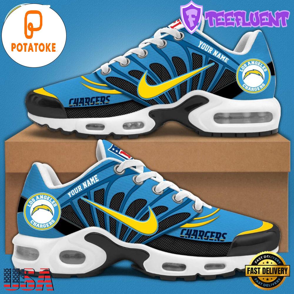 Customize Your Name with Los Angeles Chargers Ver 40.1 Sport Shoes