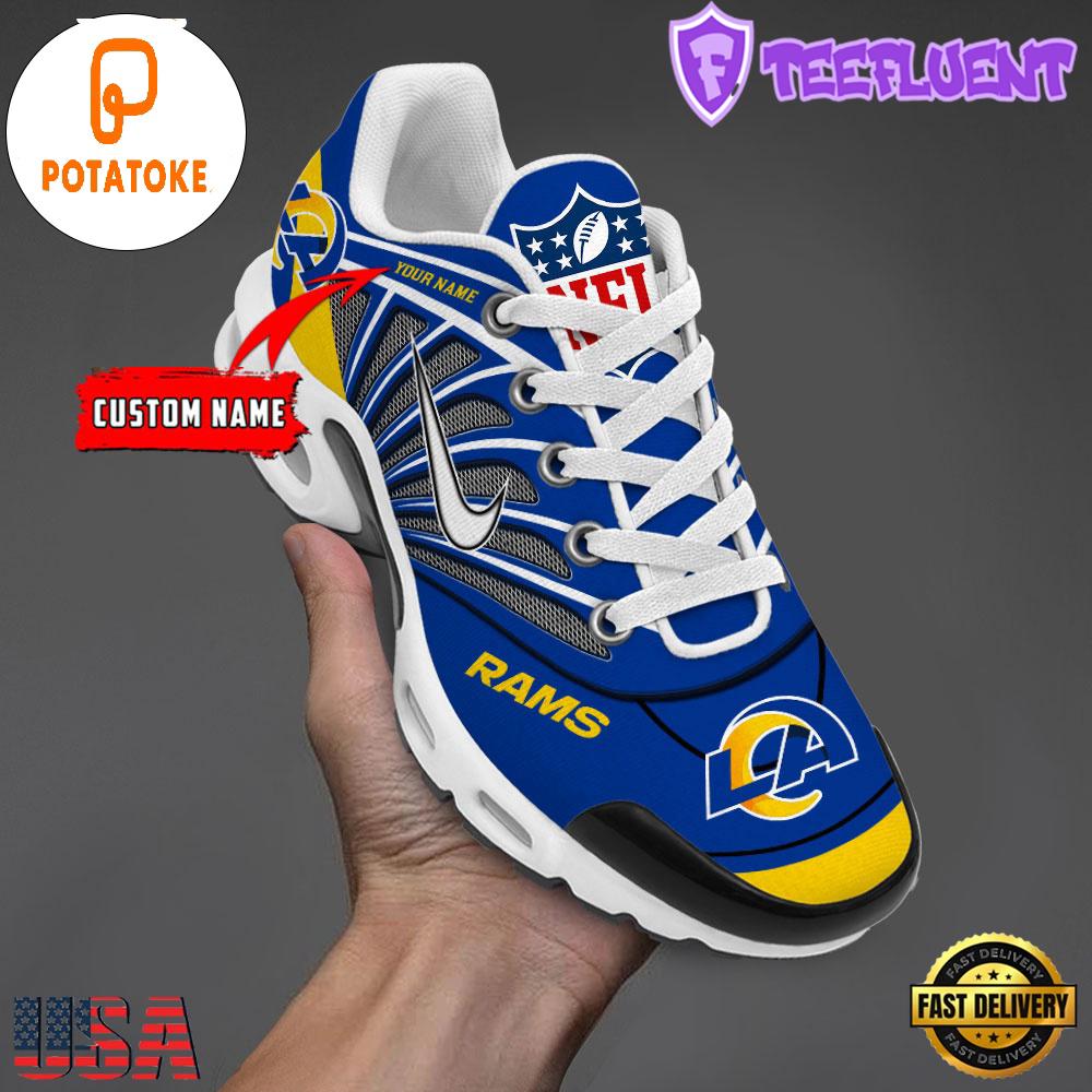 Customize Your Name with Los Angeles Rams Air Max Plus Shoes