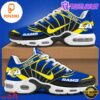 Customize Your Name With Los Angeles Rams V1 Air Max Plus Sneakers