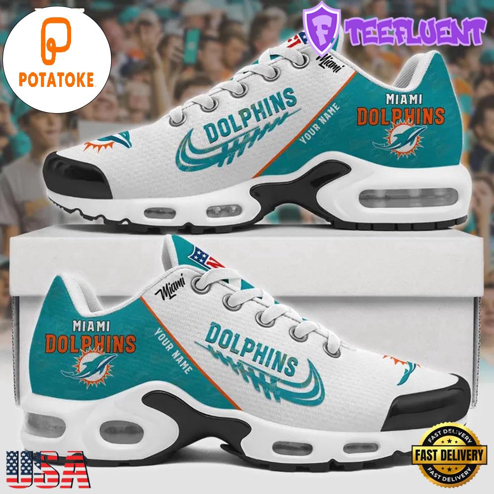 Customize Your Name with Miami Dolphins Air Max Plus Shoes
