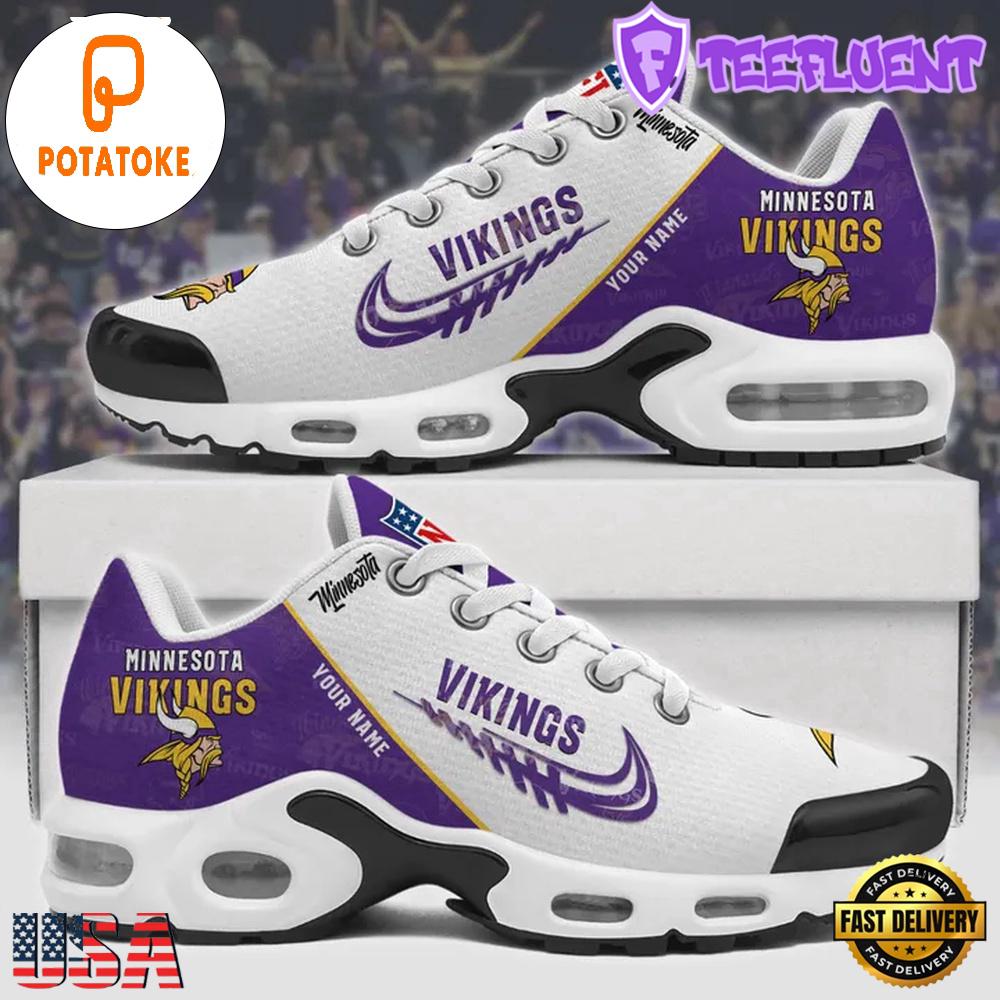 Customize Your Name with Minnesota Vikings Air Max Plus Shoes