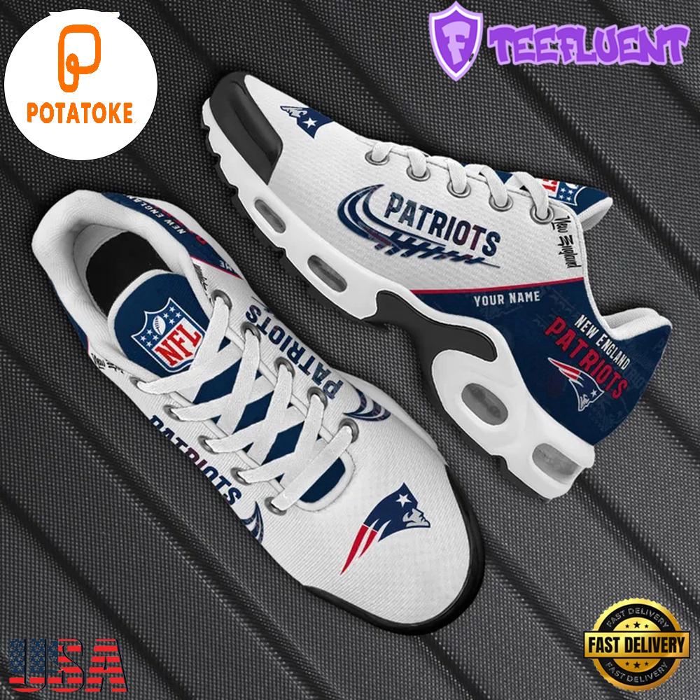 Custom NFL New England Patriots Air Max Plus Shoes , Running Sneakers Shoes Custom NFL New England Patriots Air Max Plus Shoes , Running Sneakers Shoes