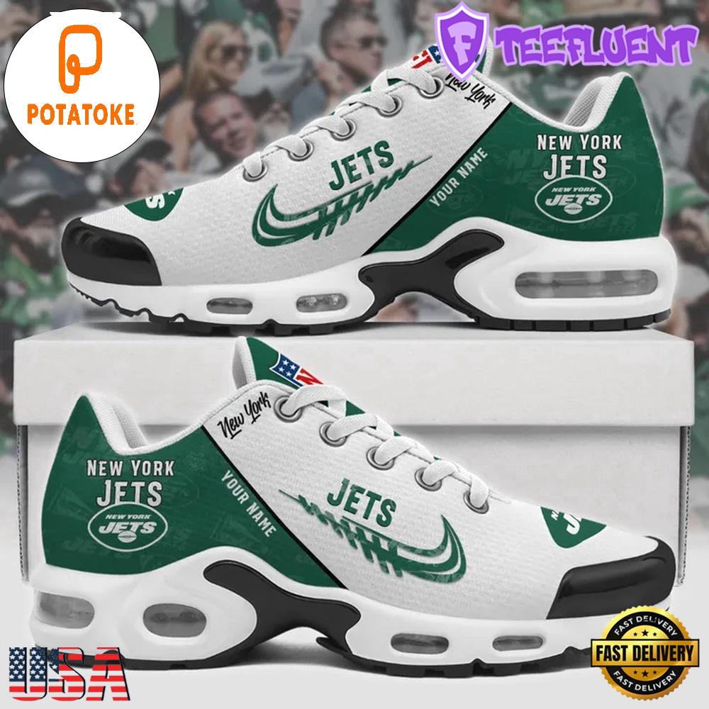 Customize Your Name with New York Jets Air Max Plus Shoes