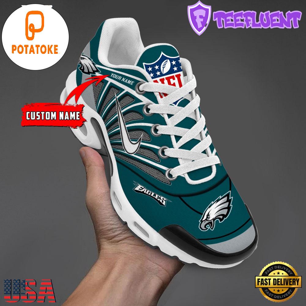 Customize Your Name with Philadelphia Eagles Air Max Plus Shoes