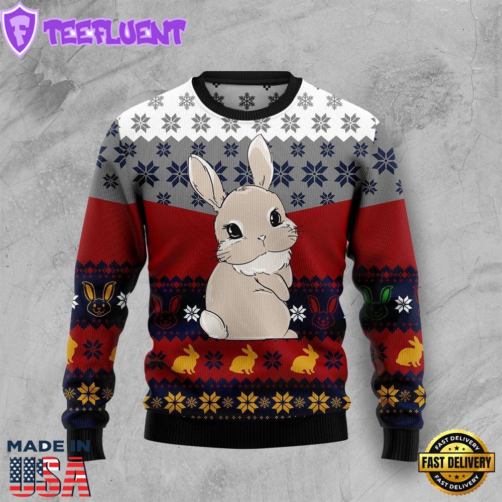 Cute Rabbit Ugly Christmas Sweater