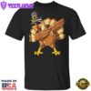 Dabbing Turkey Thanksgiving Day Gift Shirt Graphic Cool Best Gift For Boyfriends