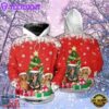 Dachshund Christmas Hoodie All Over Print