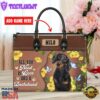 Dachshund Dog All You Need Is Love And A Leather Handbag