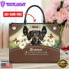 Dachshund Dog Are Not Our Whole Life But They Make Our Lives Whole Leather Handbag