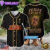 Dachshunds Are My Therapy Custom Baseball Jersey - Personalized Dachshund Jesus Baseball Jersey