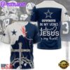 Dallas Cowboys Jesus All Over Print T-Shirt For Fans