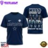 Dallas Cowboys KISS Dressed To Kill T-Shirt Blue
