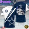 Dallas Cowboys Logo All Over Print T-Shirt For Fans