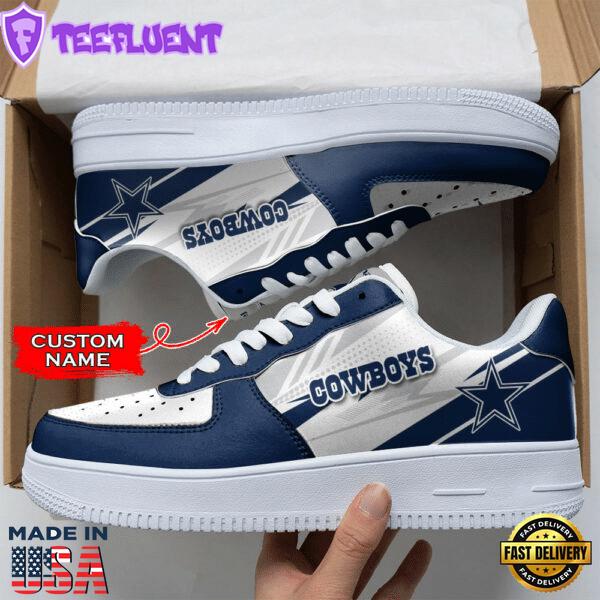 Dallas Cowboys NFL Personalized Air Force 1 Shoes