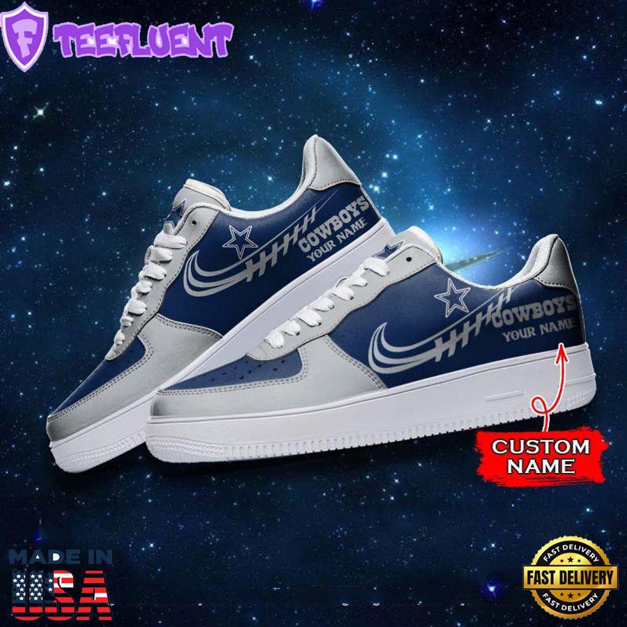 Dallas Cowboys NFL Personalized Nike Air Force Sneaker